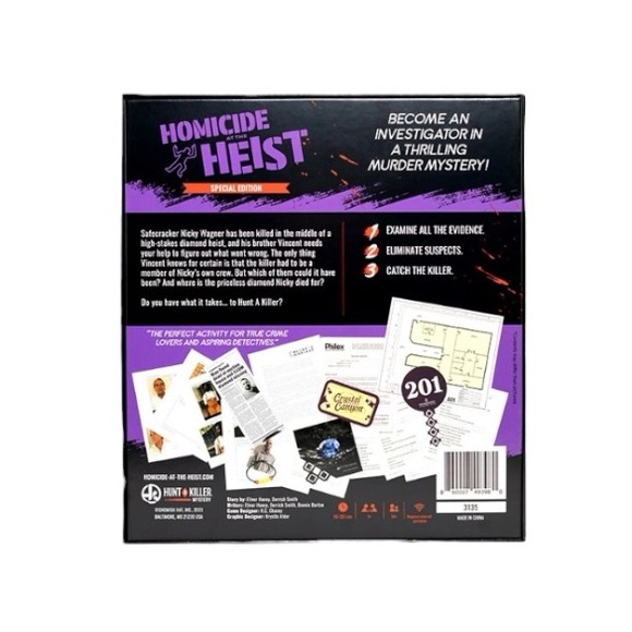 Homicide At The Heist Mystery Game - Picture 3 of 5